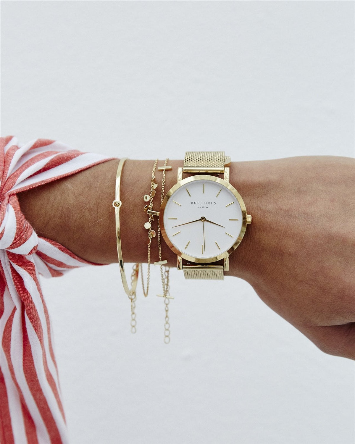 Rosefield - Mercer Gold Mesh